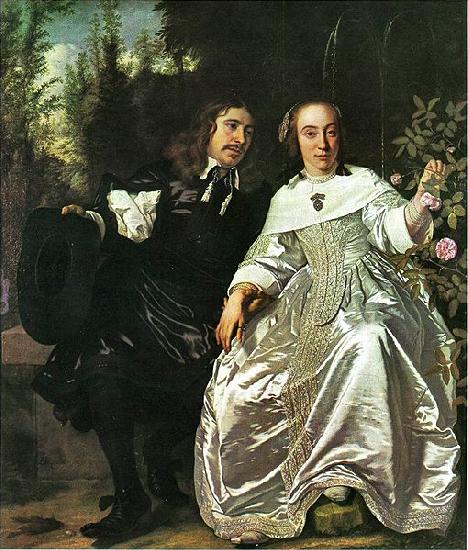 Bartholomeus van der Helst Abraham del Court and his wife Maria de Keerssegieter oil painting image